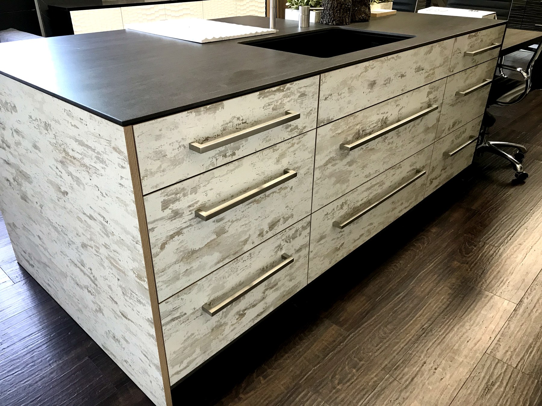 Residential custom kitchen island